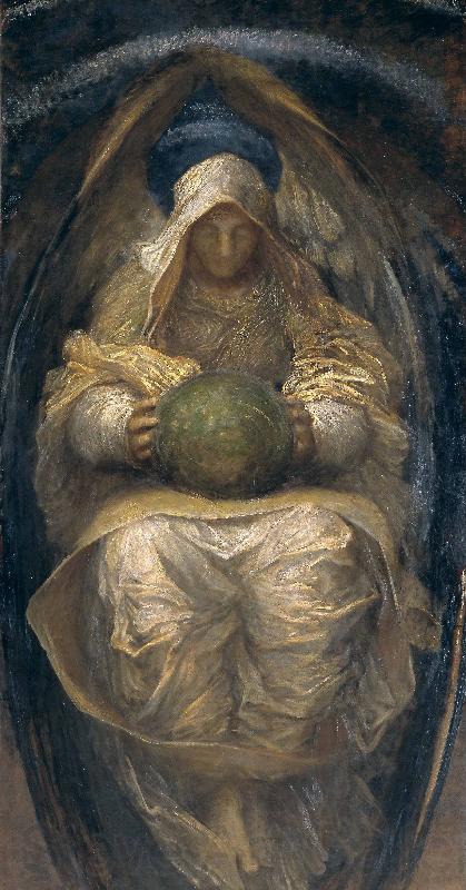 Georeg frederic watts,O.M.S,R.A. The All Pervading Spain oil painting art